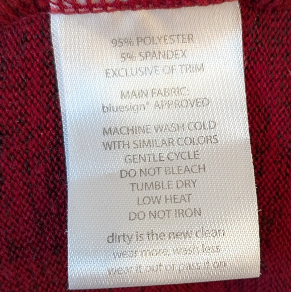 Toad&Co Women's Red Intermezzo Mock Neck Knit Dress Large - Picture 7 of 8